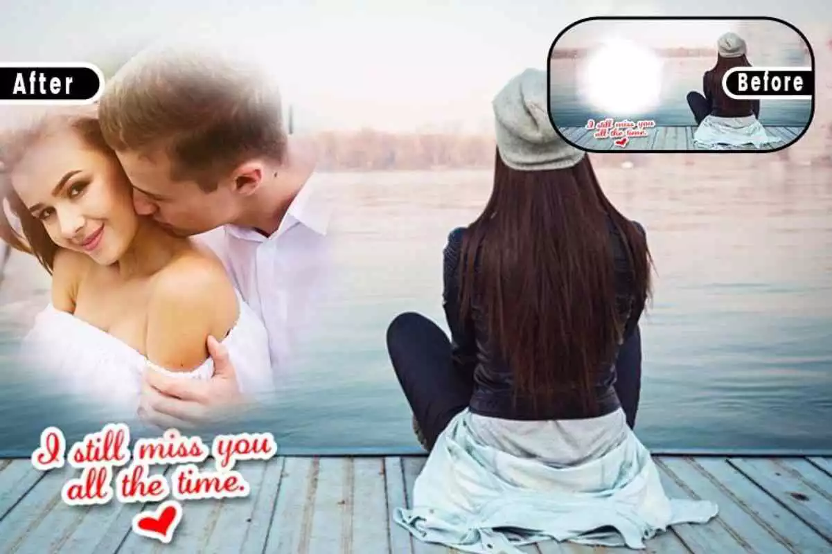 Play Miss You photo frame photo editor | photo mixer